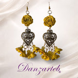 Aretes Corazón Largo