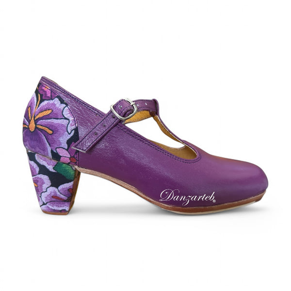 Espiga Corte T Piel Morado Combinado Oaxaca