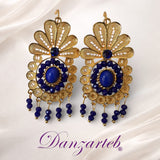 Aretes Abanico Tipo Filigrana