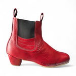 Botín Flamenco Piel Rojo