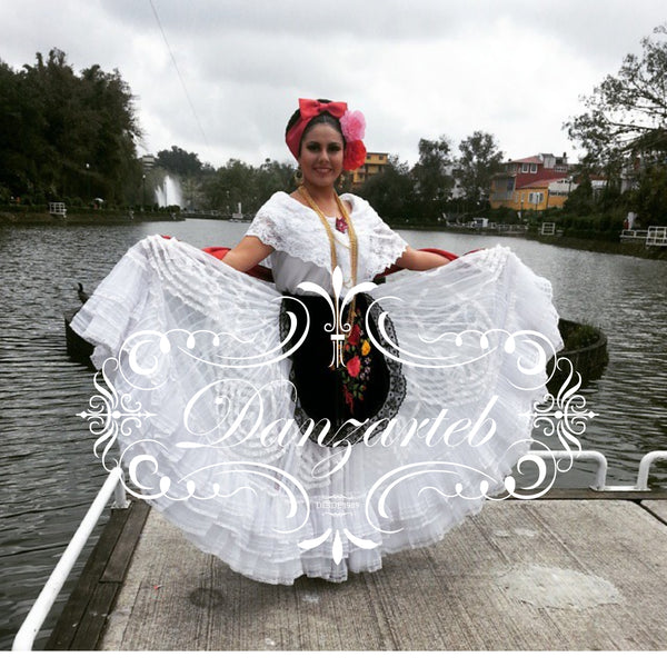 Vestidos Blancos Vestido De Jarocha Para Novia Vestuario Típico